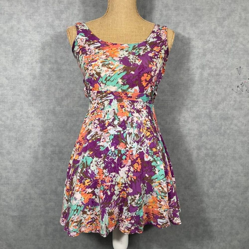 Flowy floral dress